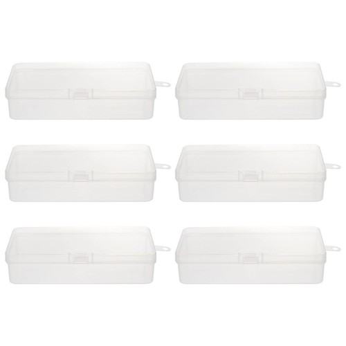 Pcs pencil box rectangular - , 6