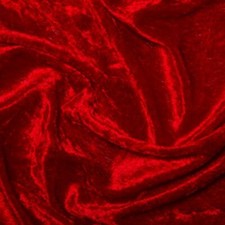 Crushed velvet fabric dress - velvet,