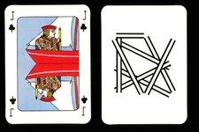 1 x playing card British