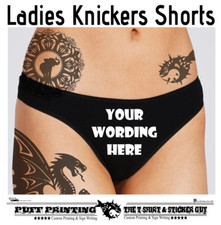 PERSONALISED LADIES KNICKERS