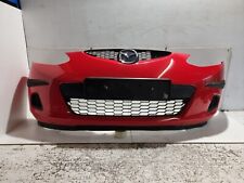 Mazda 2 DE Pre-Facelift Front Bumper Upper & Lower Grille & Badge Red 2008 OEM