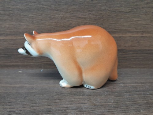 Lomonosov porcelain raccoon - lomonosov,