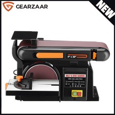 Electric Bench Belt & Disc Sander Heavy Duty Linisher w/ Cast Base 650W 230V