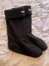 Hunter fleece navy wellington liners size large