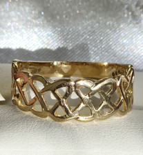 Yellow Gold Celtic Knot Band