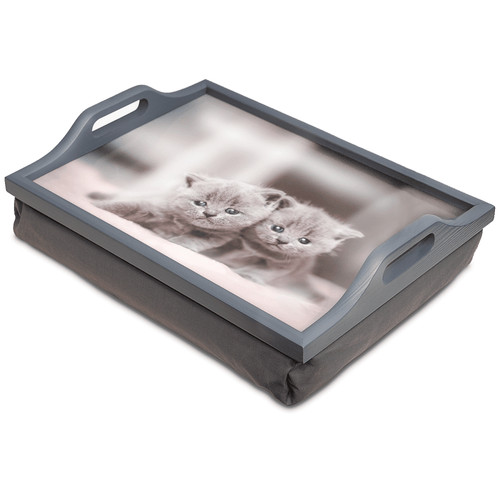 Wooden cushioned tray lap top - cushioned,