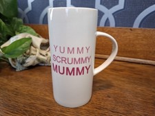 Mugs By Amanda James London Yummy Scrummy Mummy Tall Mug Cup Tea Coffee