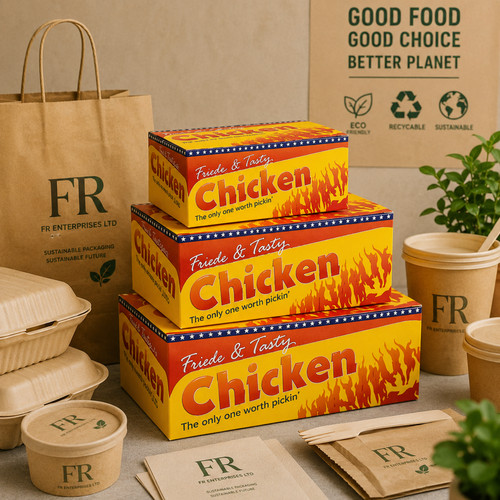 Fried chicken chips takeaway - chicken,