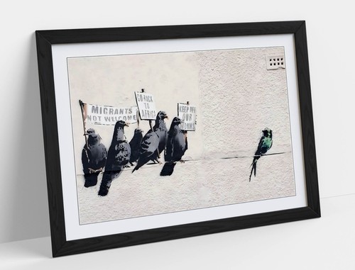 Banksy racist pigeons - banksy,