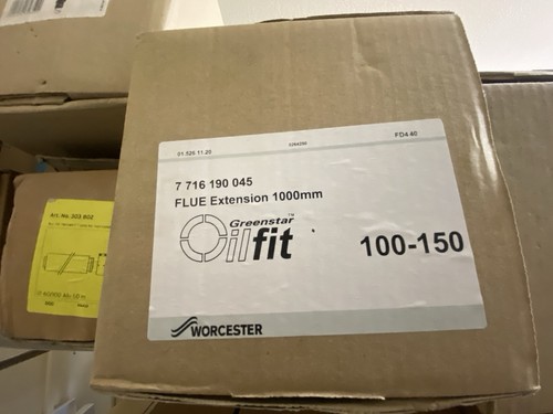 Worcester 1mtr flue oilfit - 1mtr,