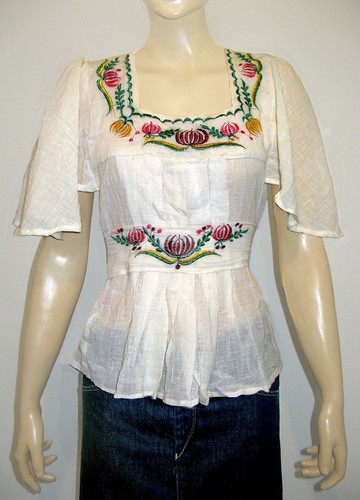 Vintage 1970s embroidered - 1970s,