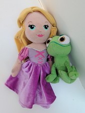 Disney Princess Tangled Rapunzel Pascal Plush Toy Bundle
