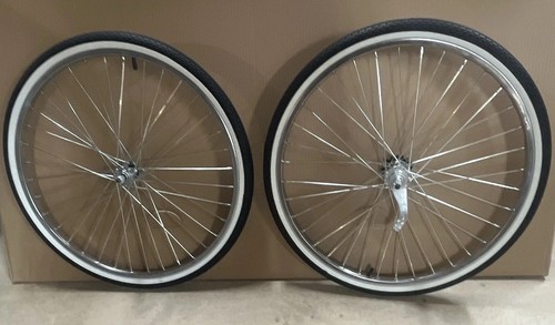 Chrome wheelset pair - 26”, s7