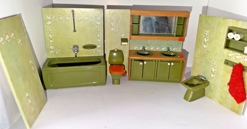 Vintage dollshouse lundby 70s - dollshouse,