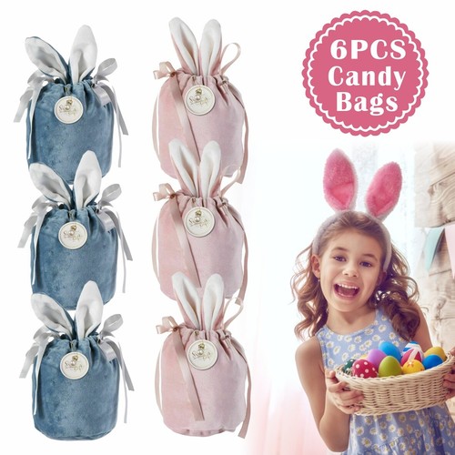 Bunny velvet gift - velvet, bag