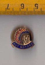 Vintage enamel GUY Motors Truck Lorry Logo buttonhole lapel badge