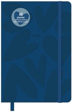 A5 Weekly & Monthly Motivational Planner Life Goals Journal Navy Blue Organiser