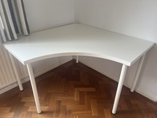 Ikea Linnmon White Corner Desk (16353)