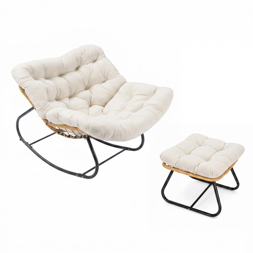 Oversized rocking chair with - oversized,