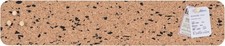 Bi-Office Eco Frameless Double-Sided Cork Board 50x10cm w/ Black EVA Strip