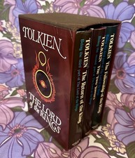 Rare Lord of the Rings Unwin Hardback JRR Tolkien 12th/10th/10th Box Set 1978 Ex