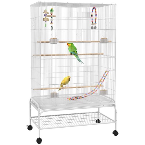 Pawhut bird cage - cage, stand