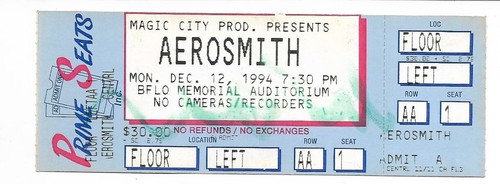 Aerosmith 1994 buffalo - aerosmith,