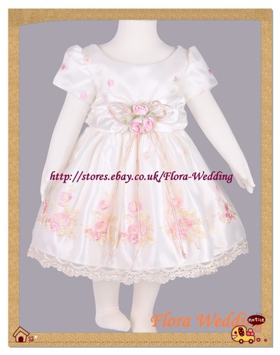 Satin flower girl bridesmaid - flower,