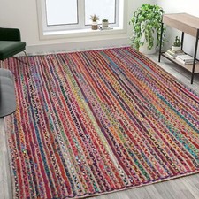 Jute Rug Handmade Farmhouse