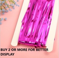 2M-3M Foil Fringe Tinsel Shimmer Curtain Door Wedding Birthday Party DECORATIONS
