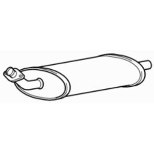 Quality centre exhaust middle - exhaust,