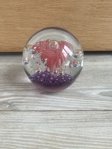 Large glass paperweight - glass,