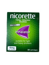 NICORETTE INHALATOR 15MG 20 CARTRIDGES