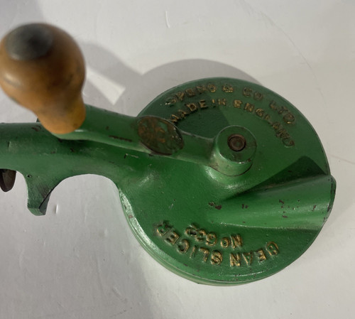 Vintage cast iron spong green - vintage,