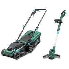 McGregor 34cm 1400W Mower & 25cm 350W Grass Trimmer
