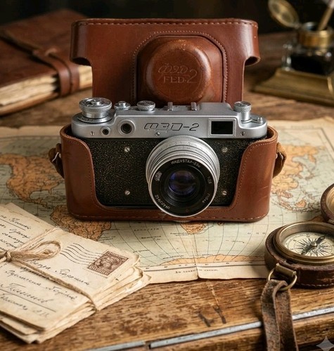 Fed ussr rangefinder camera - fed-2,