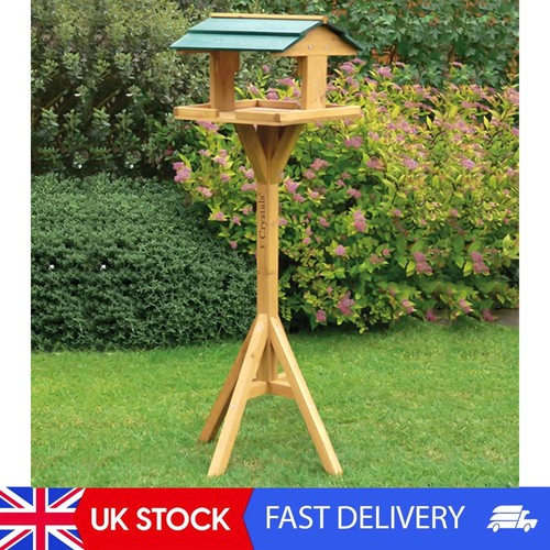 Wooden bird table - -,