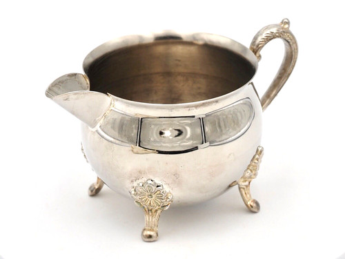 Unmarked milk jug with - unmarked, foot