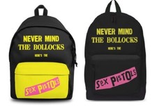 SEX PISTOLS - NEVER MIND THE BOLLOCKS OFFICIAL RUCKSACK BACKPACK DAYPACK BAG !