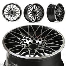 XXR 553 17" 9.25 et36 5x100 5x114.3 black machined wide rims alloys wheels z2938