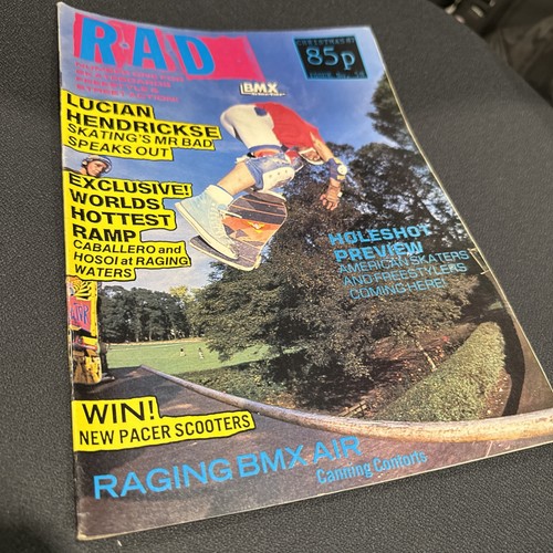 Rad skateboard magazine issue - rad,