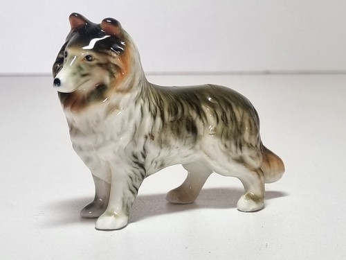 Vintage collie dog ornament - vintage,