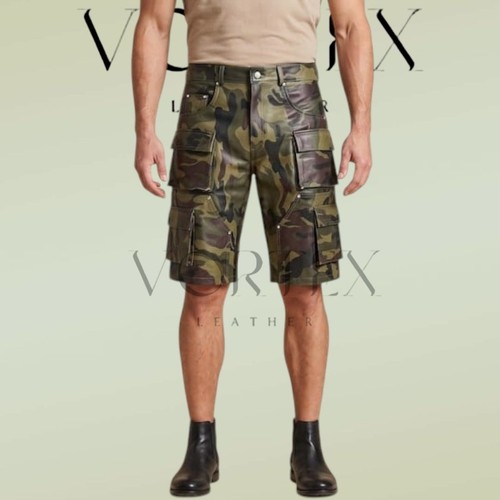 Men genuine leather cargo - men,