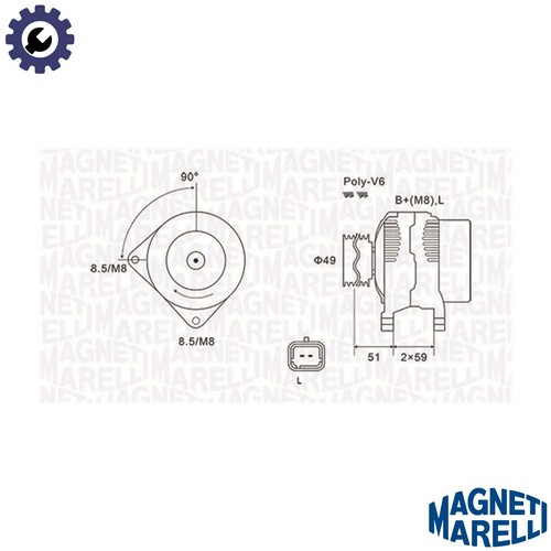 Alternator 063731881010 for - alternator,