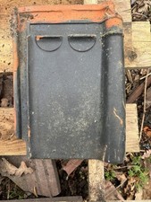 Black Glazed Sterreberg Courtrai  Roof Tiles £2 Each 800 Available
