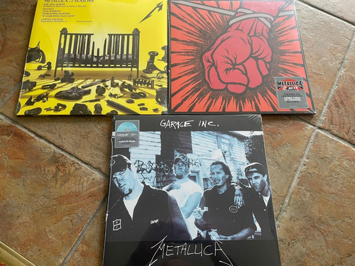 Metallica coloured vinyl - metallica, x