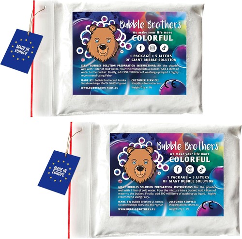 Bubble mix refill 5l - 2,