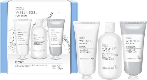 Men wellness gift set - gift, bath