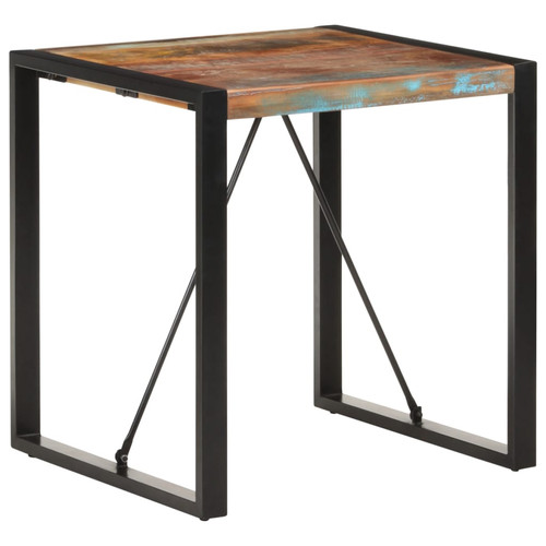 Dining table black 70x70x75 - table, cm