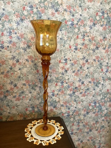 Vintage tall amber - vintage,